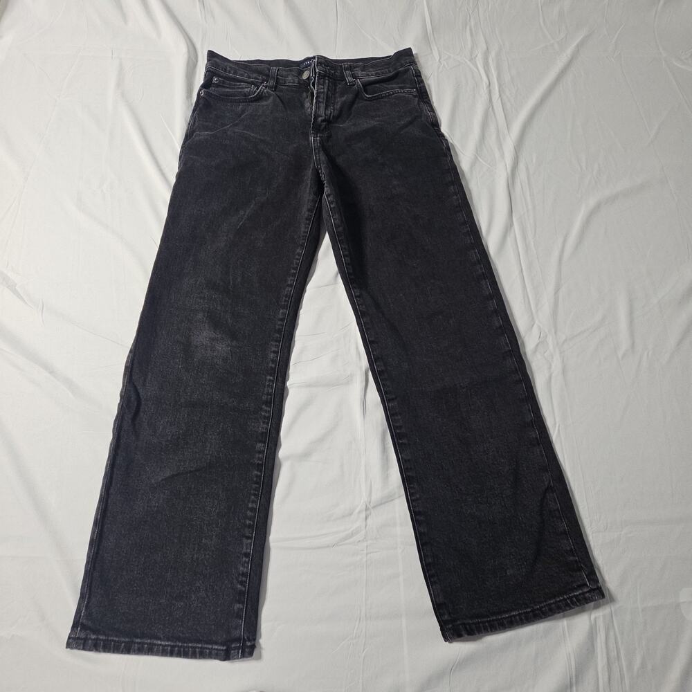 Men Aeropostale Baggy Black Wash Denim Jeans 30/30 Loose Fit Baggy Grunge Skater